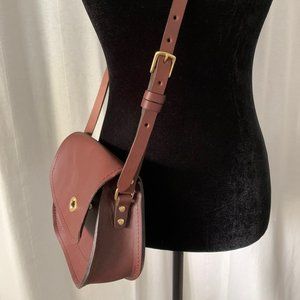 100% Leather purse with adjustable strap